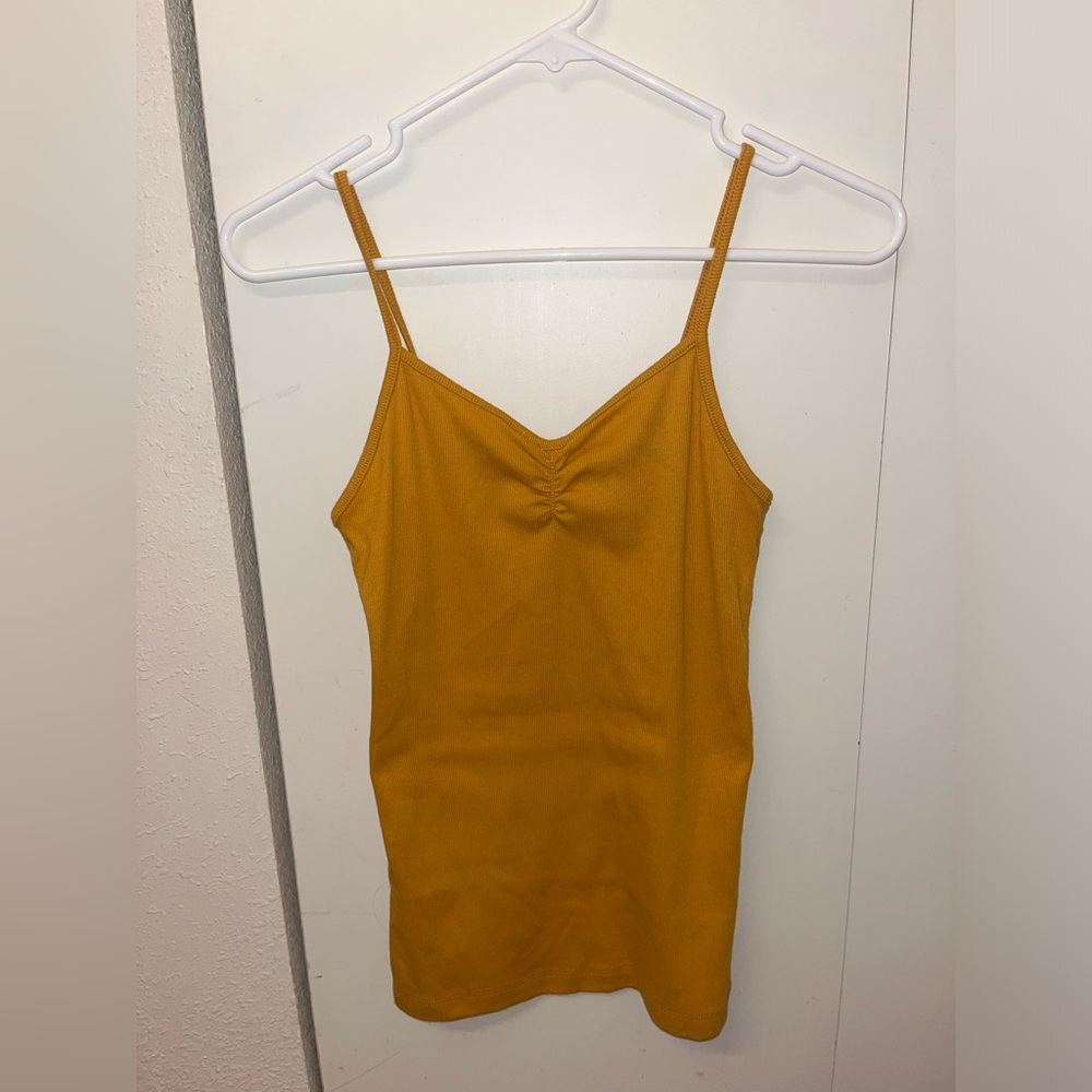 Yellow gold tank top